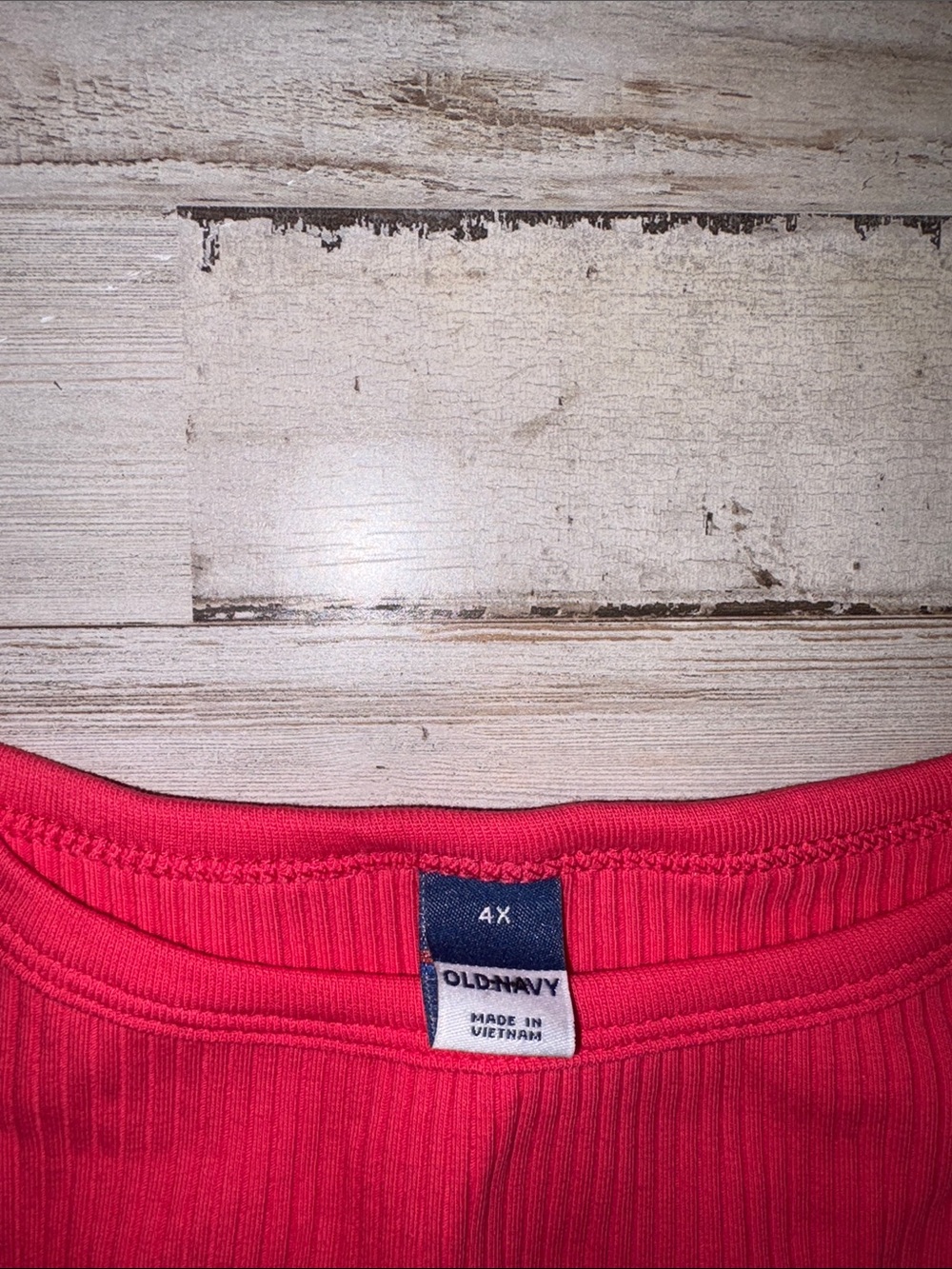 Old Navy Ribbed Cropped Scoop Tank - Bright Pink - Picture 2 of 11